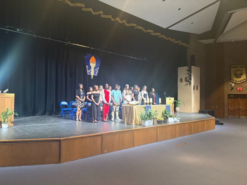 Image for the Tweet beginning: National Honor Society induction ceremony
Congratulations